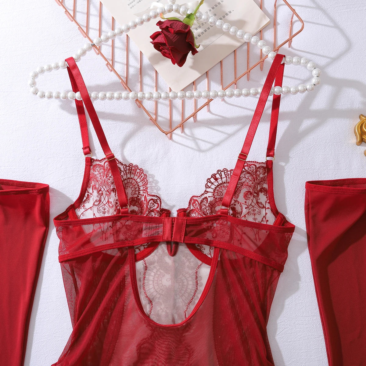 Ellolace Corset Lingerie Ultra Sexy With Long Gloves Sissy Lace Call Of The Night Romantic Hot Sexy Clothes Ethical Underwear